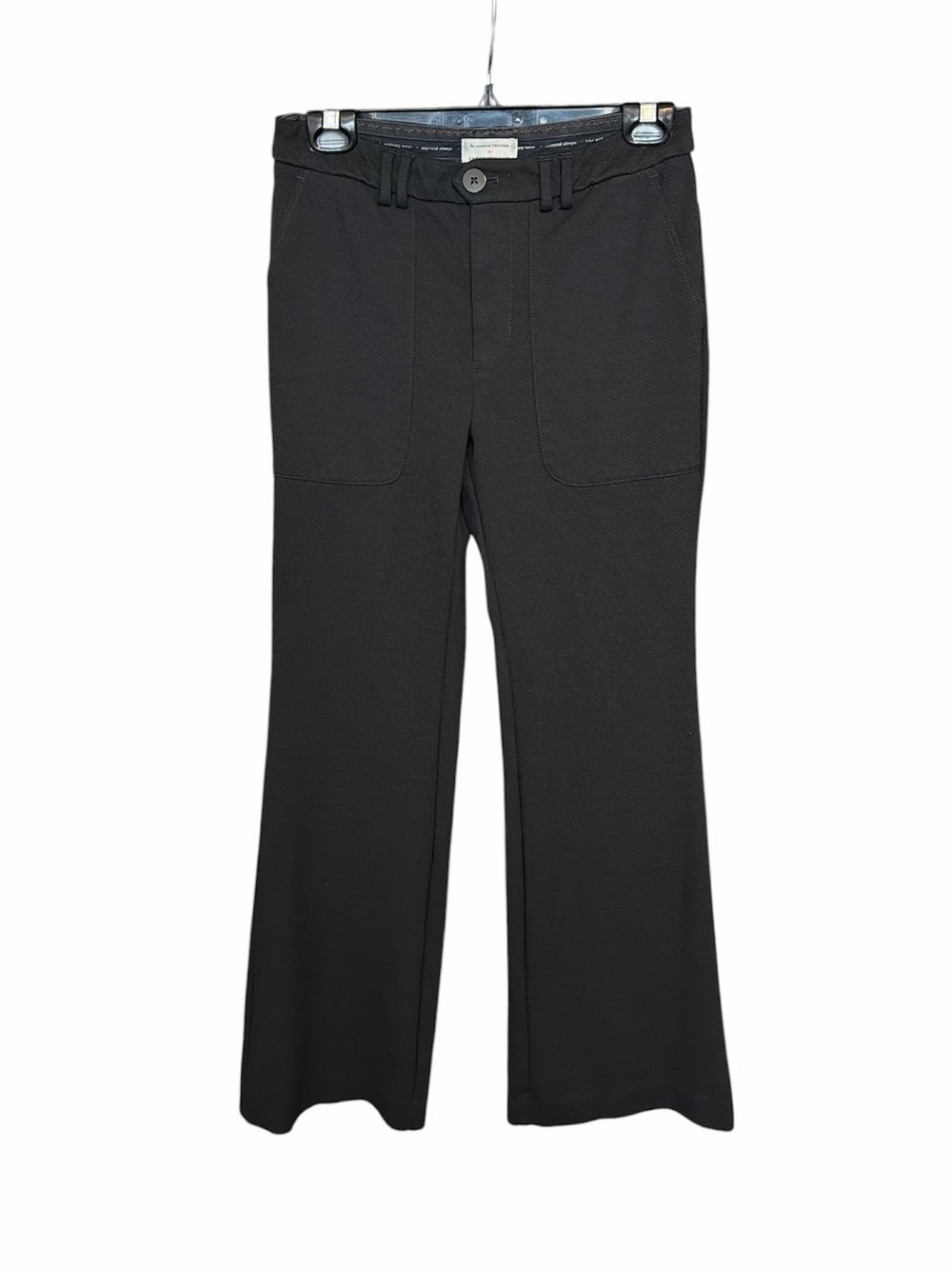 Anthropologie The Essential Trouser black size 4 stretch pants work office pants